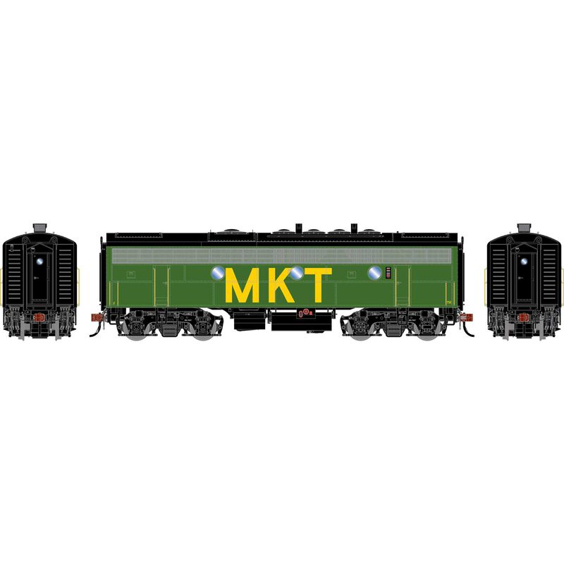 HO F7B Locomotive with DCC & Sound, Freight MKT #75E