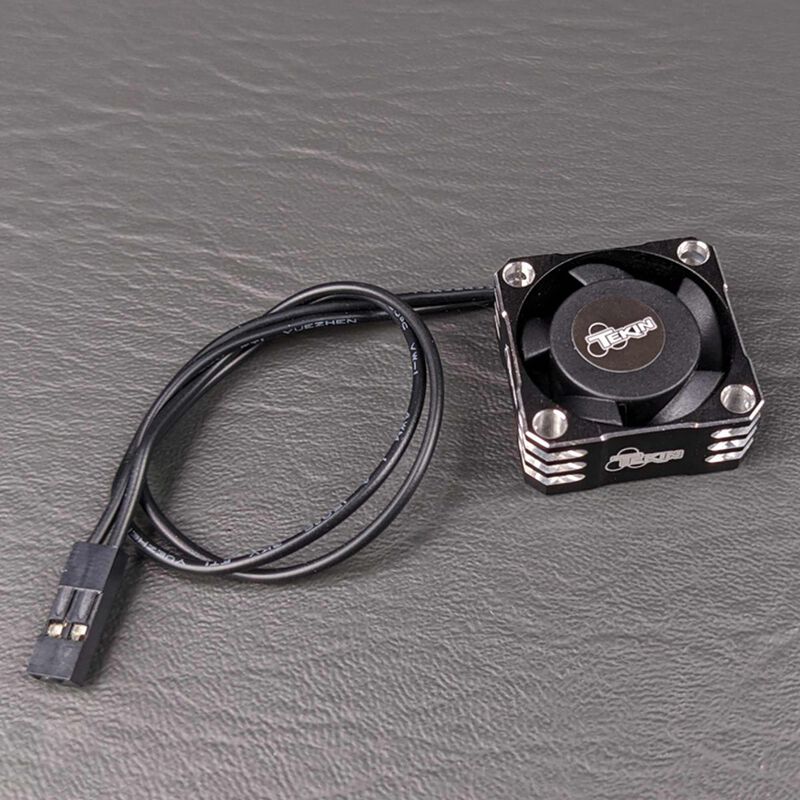 Fan 25x25x10 Hiflow Black / Silver 2pin 180mm