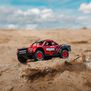 1/16 MOJAVE GROM 4X4 RTR Brushed Desert Truck (Battery & Charger Included), Red/Black