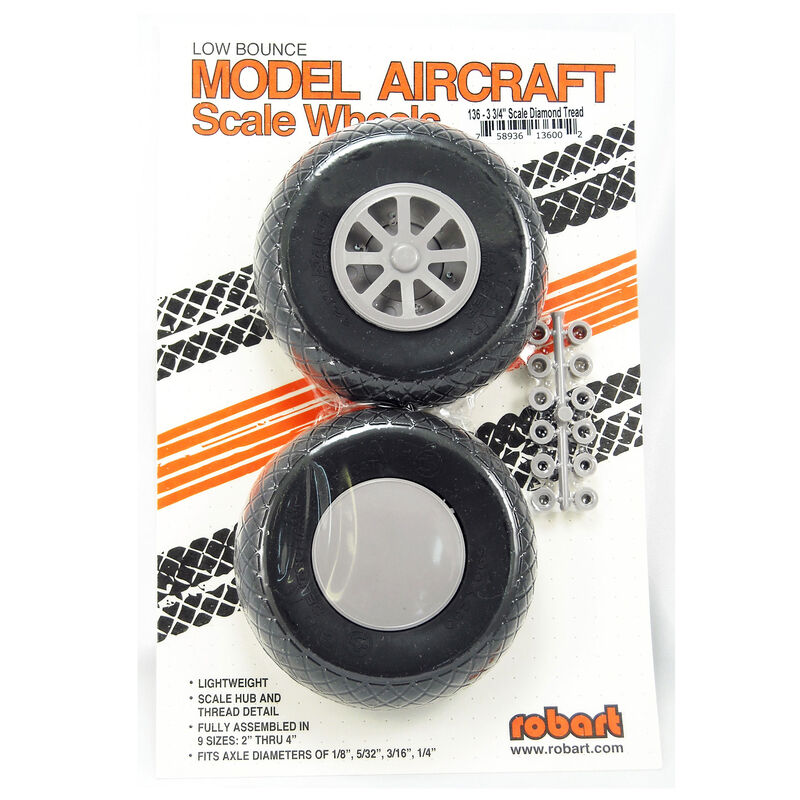 UX375-Scale Diamond Tread Wheels