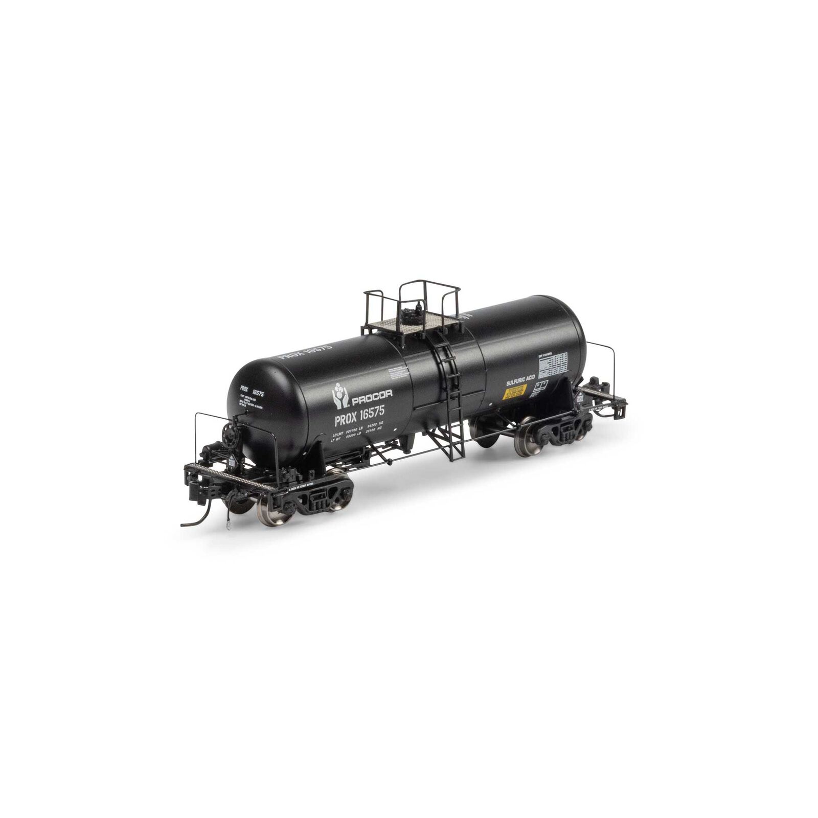 N 13,600-Gallon Acid Tank, PROX, Black #16575