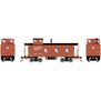 HO ATH 3-Window Wood Caboose, GTW #77136