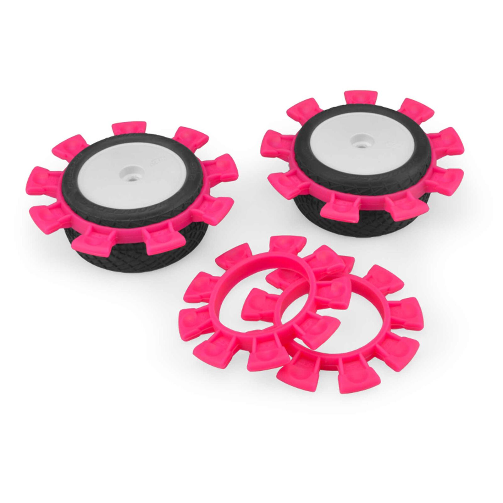 Satellite Tire Gluing Rubber Bands, Pink