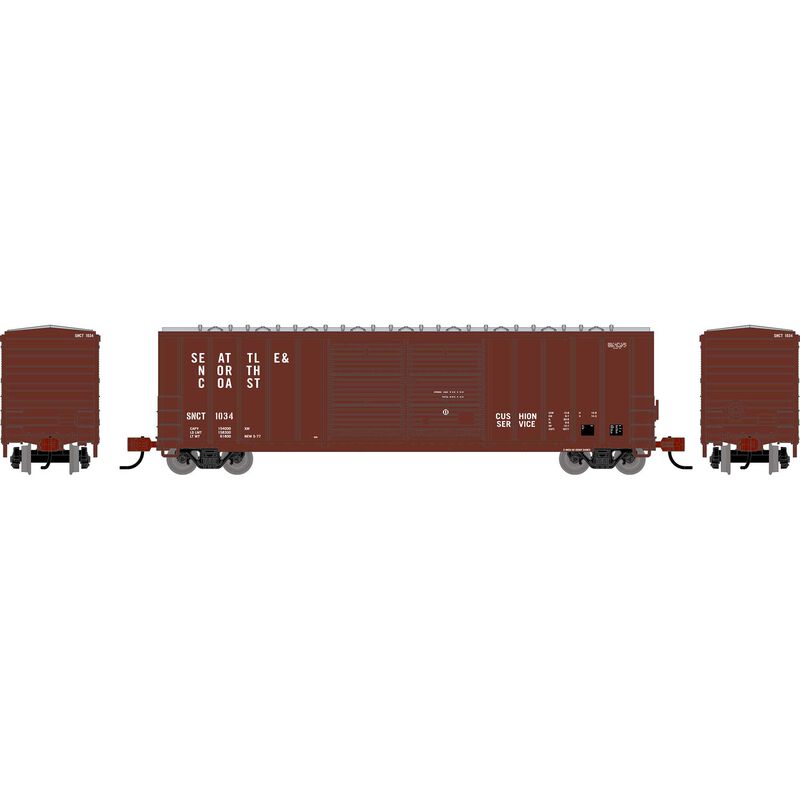 N ATH 50' FMC Centered Double Door Box Car, SNCT #1034