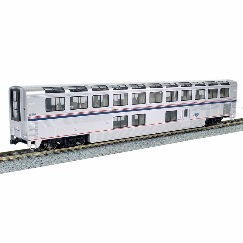 HO Amtrak Superliner I Lounge Phase VI #33003 w/ Lights
