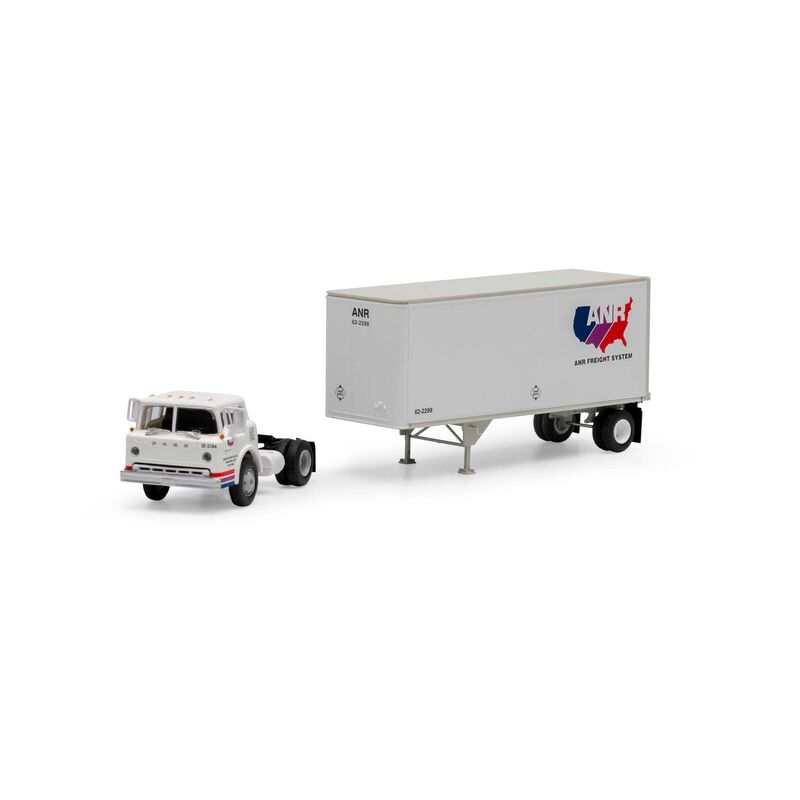 HO RTR Ford C/28' Trailer, ANR Freight System