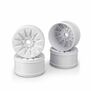 1/8 Pioneer 4.0" Truck Wheel, White (4)