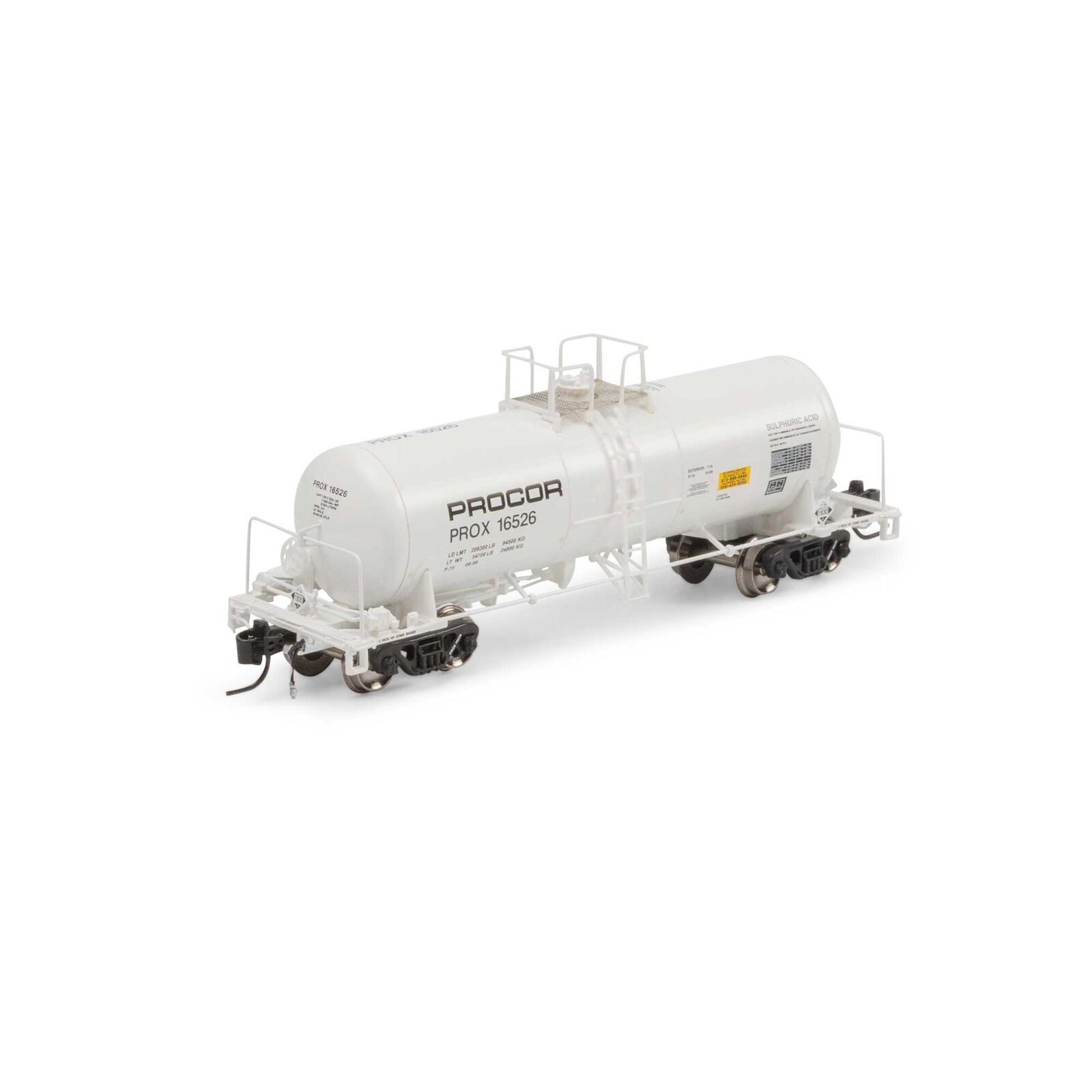 N 13,600-Gallon Acid Tank, PROX, White #16526