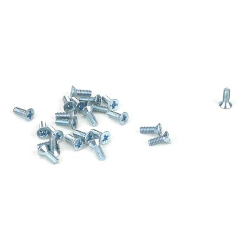 Flat Head Screw, 2-56 x 1/4" (24)