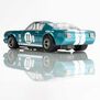 HO 1965 Shelby GT350R Donohue Mega G+ Slot Car, White & Blue