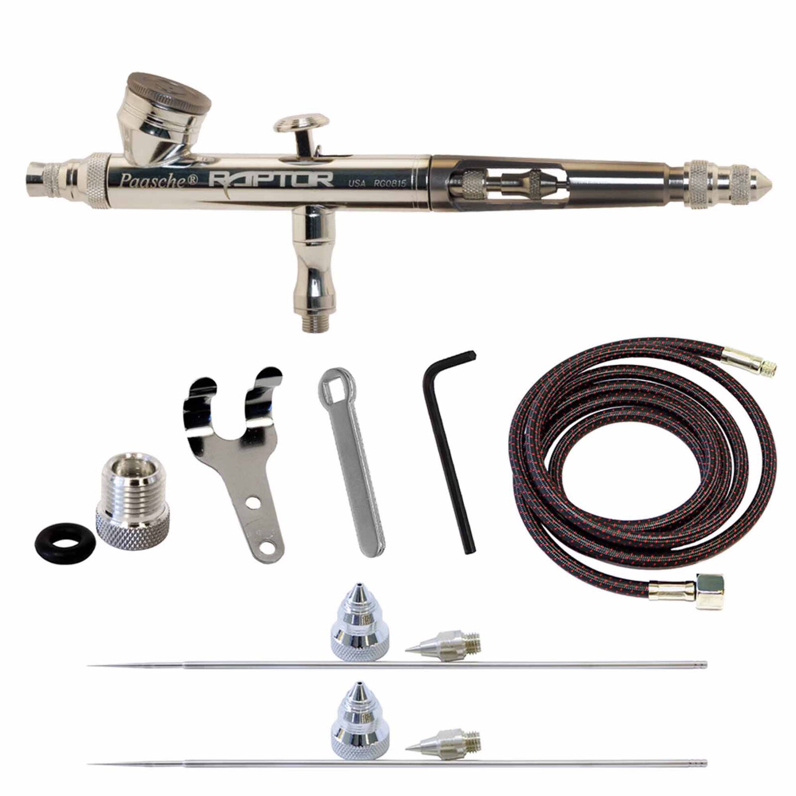 RG-3AS Double Action Gravity Feed Airbrush Set