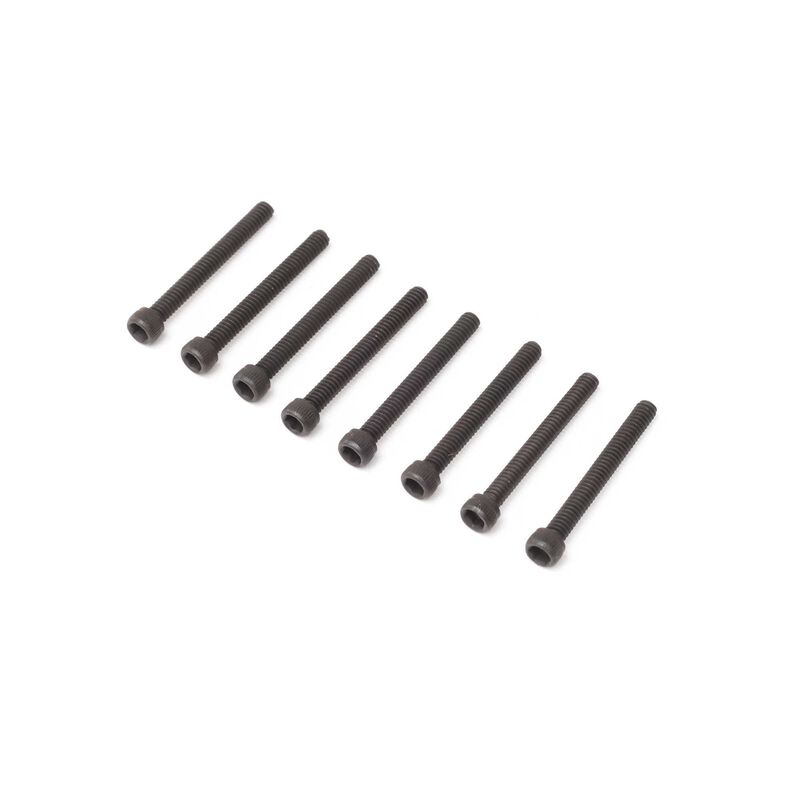 Caphead Screws, 2-56 x 3/4" (8)
