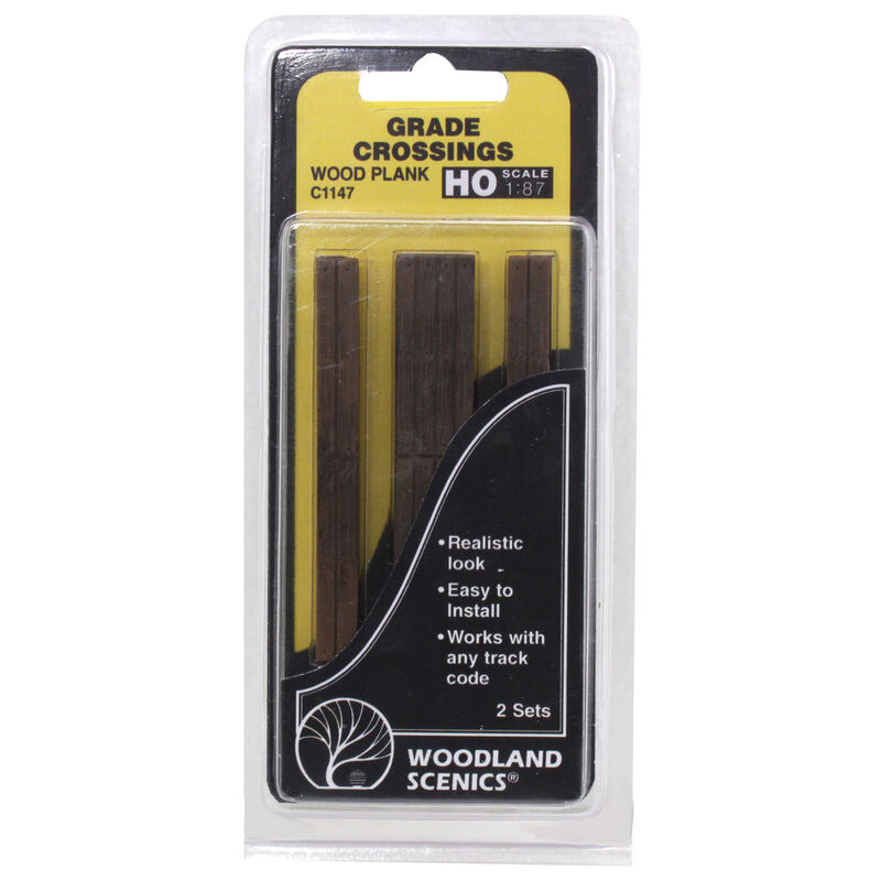 HO Grade Crossing, Wood Plank