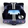 HO Ford GT40 Mk.II #2 Mega G+ Slot Car, Nightmist Blue