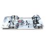 1/10 LRH285 Designers Show Lowrider Chassis Kit, Chrome