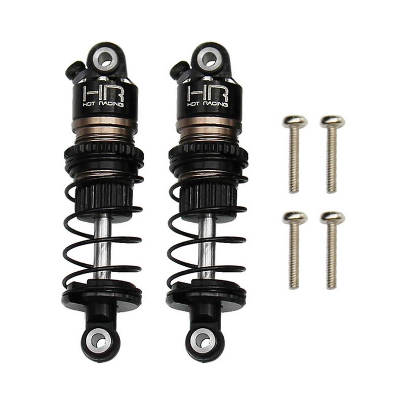 Front 32mm Aluminum Threaded Shocks (2), 1/24 Losi Micro-B