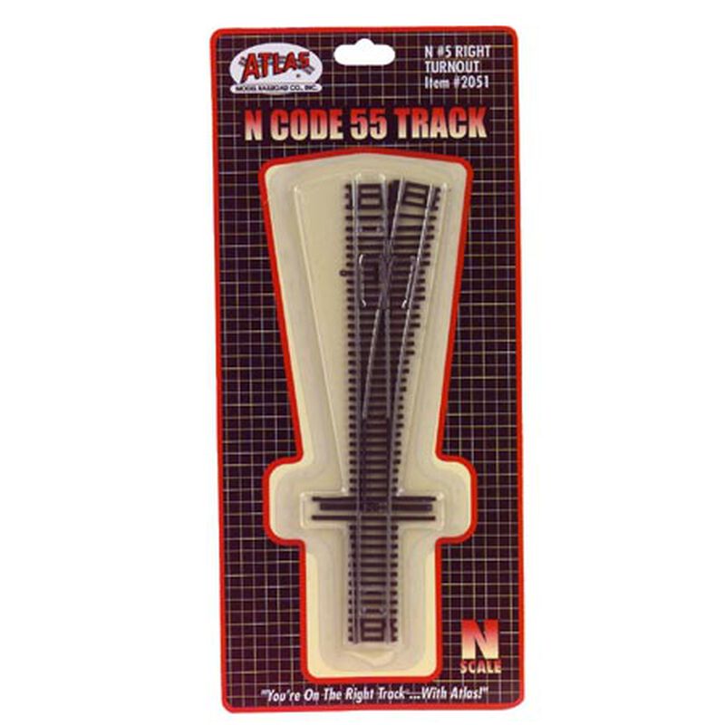 N Code 55 #5 Right-Hand Turnout