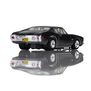 HO 1972 Chevy Chevelle S S454 Mega G+ Slot Car, Silver & Black