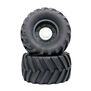 Wheels & Tires Set (2) w/ 17mm Hex for Losi LMT & 1/10 Monster Truck O.D.=172mm