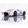 HO Ford GT40 Mk.IV #9 Mega G+ Slot Car, White