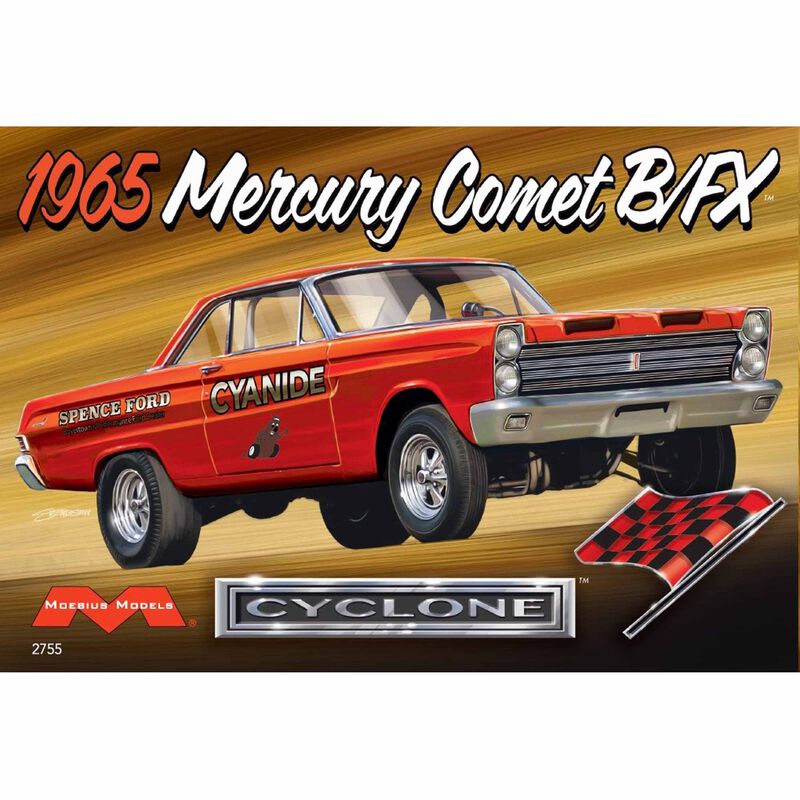 1/25 1965 Mercury Comet B/FX Cyclone Model Kit