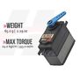 HS-7955TG High Resolution High Torque Servo: Universal