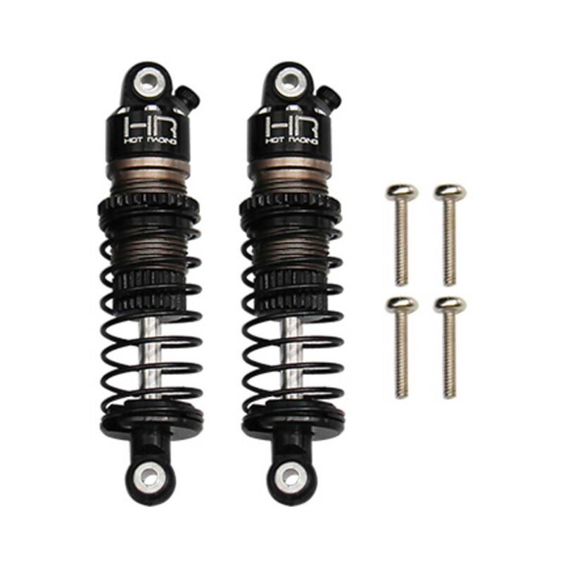 Rear 35.5mm Aluminum Threaded Shocks (2), 1/24 Losi Micro-B