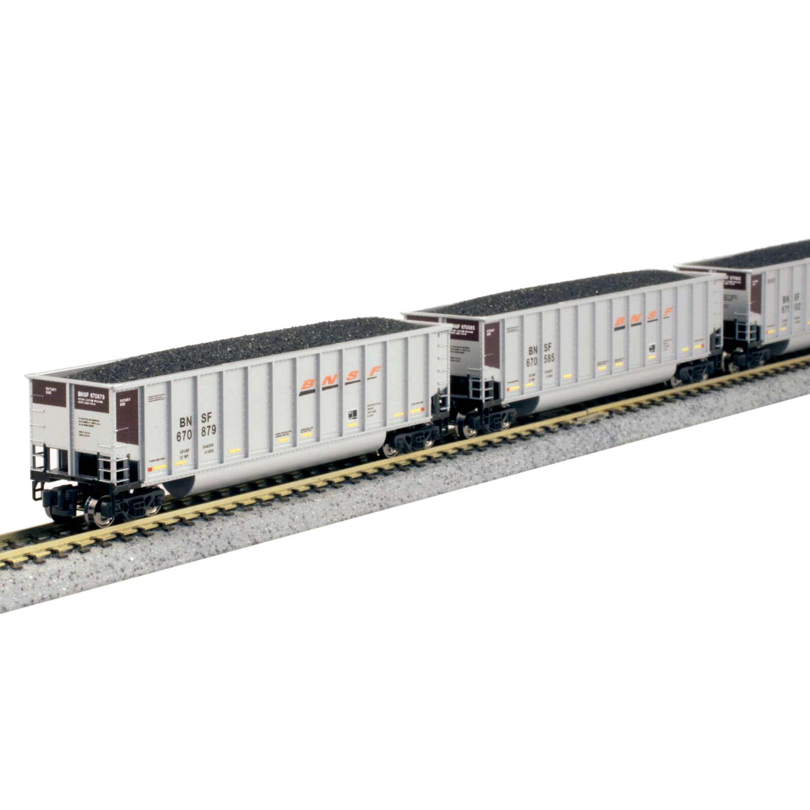(N)Bethgon Coalporter  8 Car Set  BNSF Swoosh