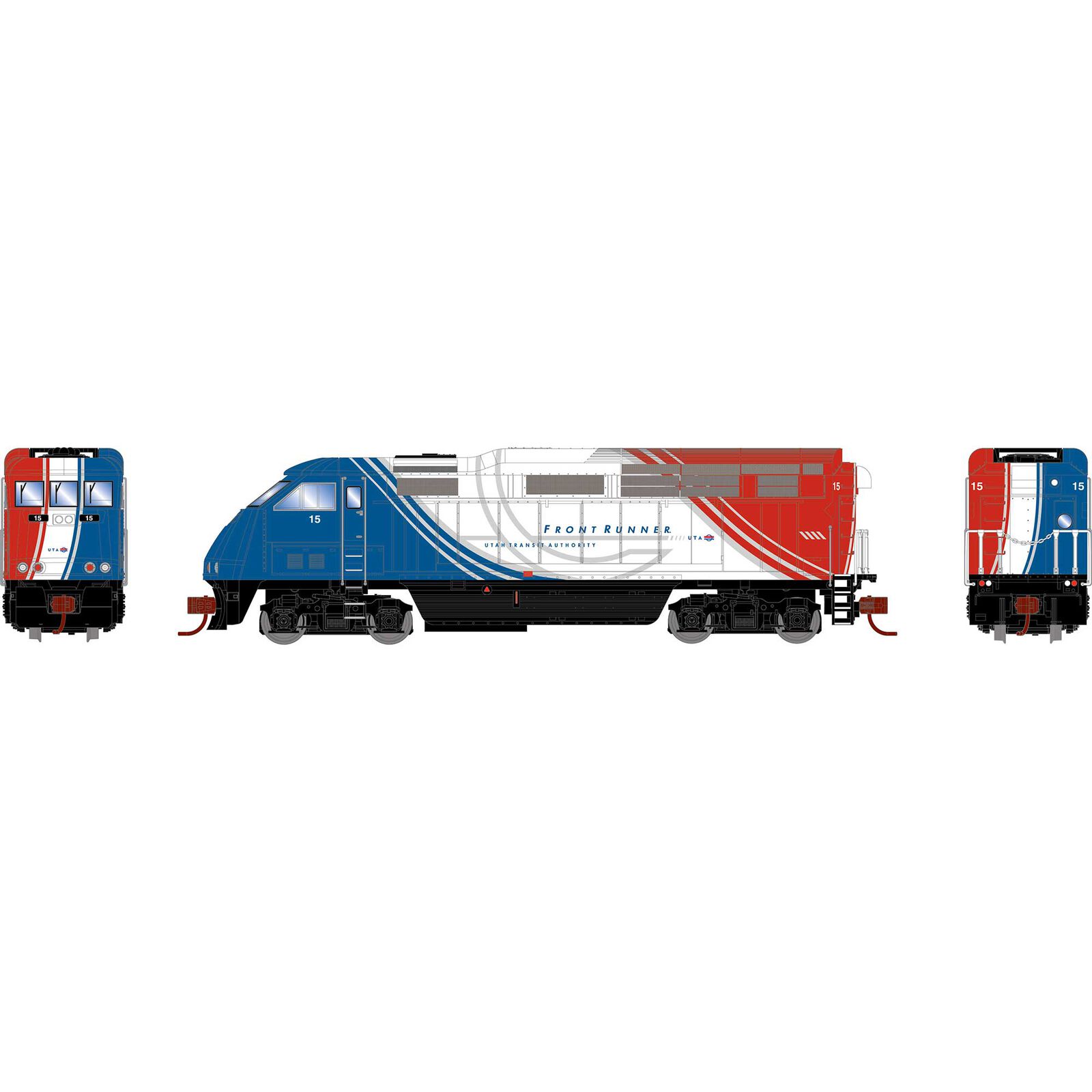 N F59PHI Locomotive with DCC & Sound, UTAX #15
