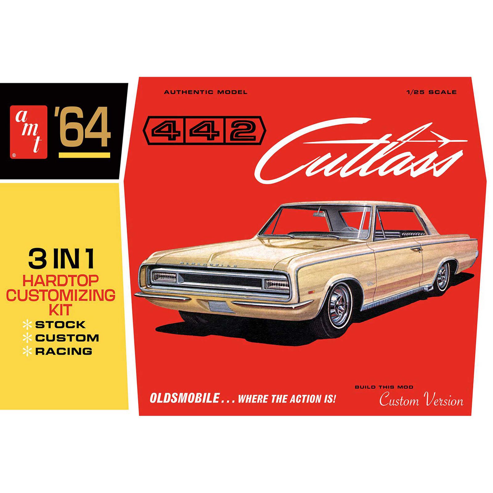 1/25 1964 Olds Cutlass 442 Hardtop Model Kit