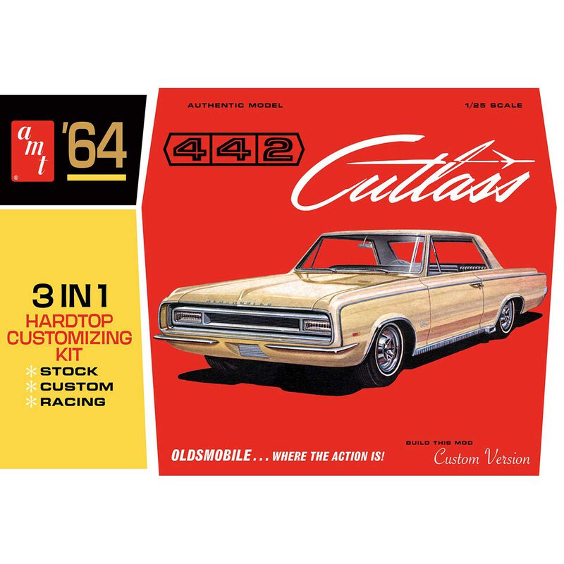 1/25 1964 Olds Cutlass 442 Hardtop Model Kit