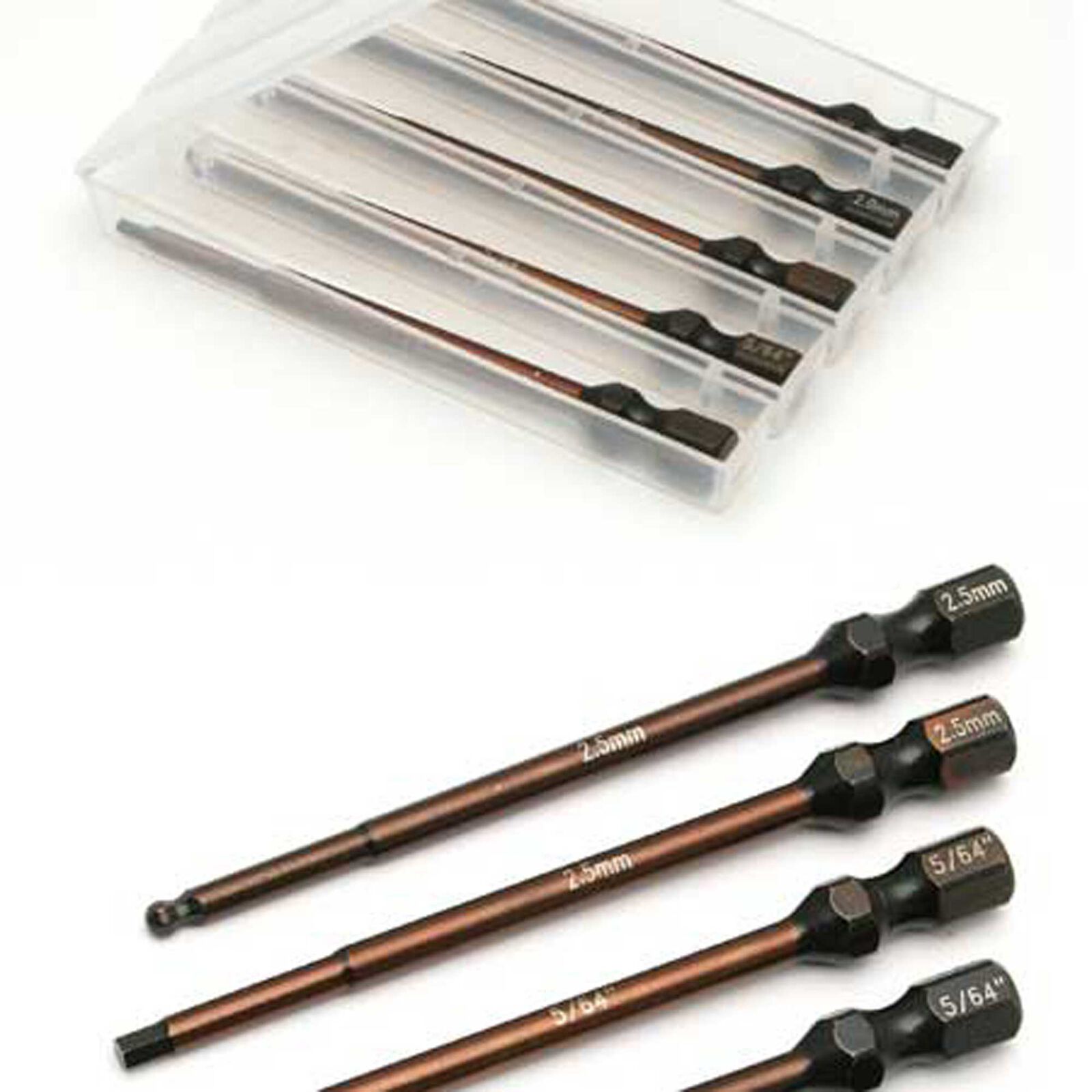 Factory Team 1/4" 5-Piece Power Tool Tips Set