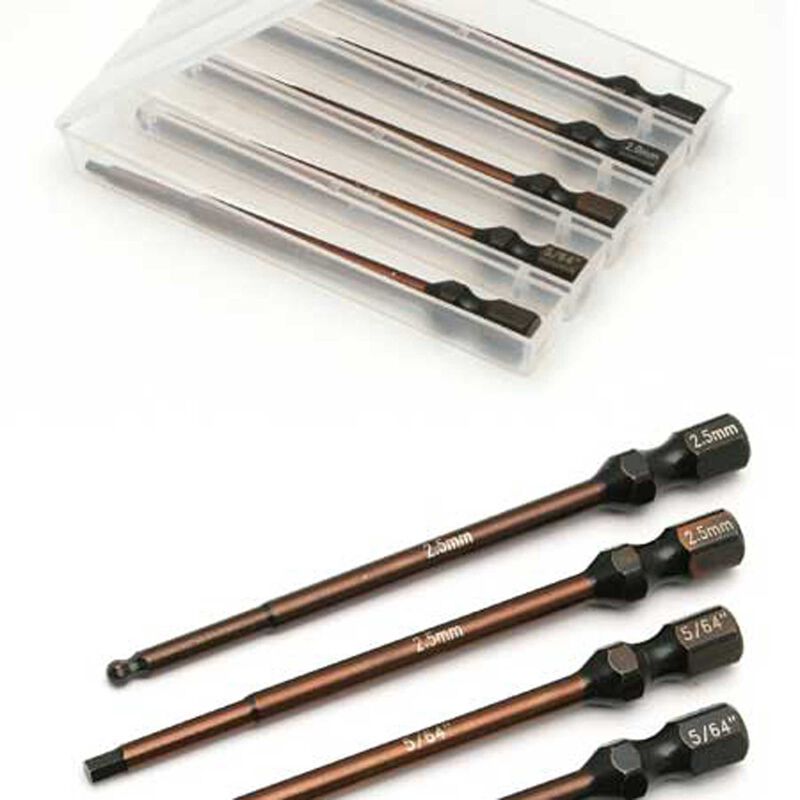 Factory Team 1/4" 5-Piece Power Tool Tips Set