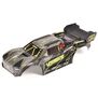 1/10 Painted Decaled Trimmed Body Set with Hidden Body Mount, Yellow/Black: VORTEKS 2WD