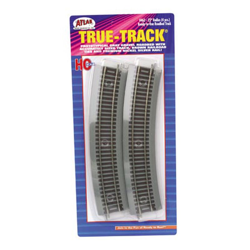 HO True-Track 22" Radius Curve (4)