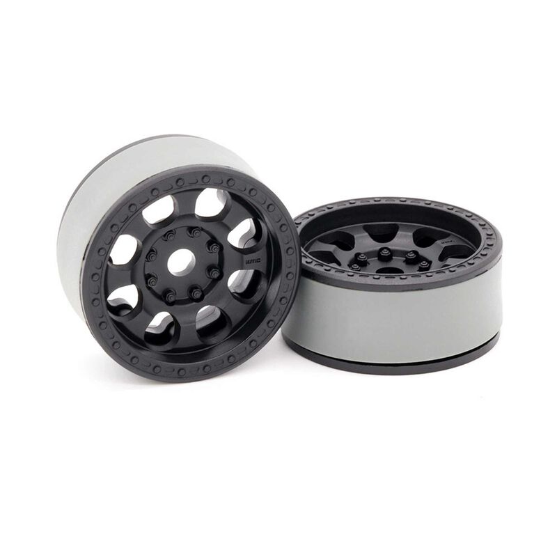 Incision 1.9 KMC KM237 Riot Molded Beadlock, Black