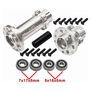 CNC Aluminum Hub Set Silver: Losi Promoto-MX