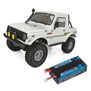 1/10 Enduro Bushido Brushed Trail Truck RTR, Lipo Combo, White
