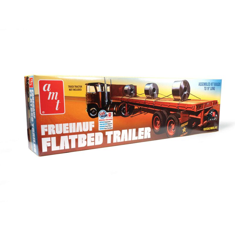 1/25 Fruehauf Flatbed Trailer Model Kit
