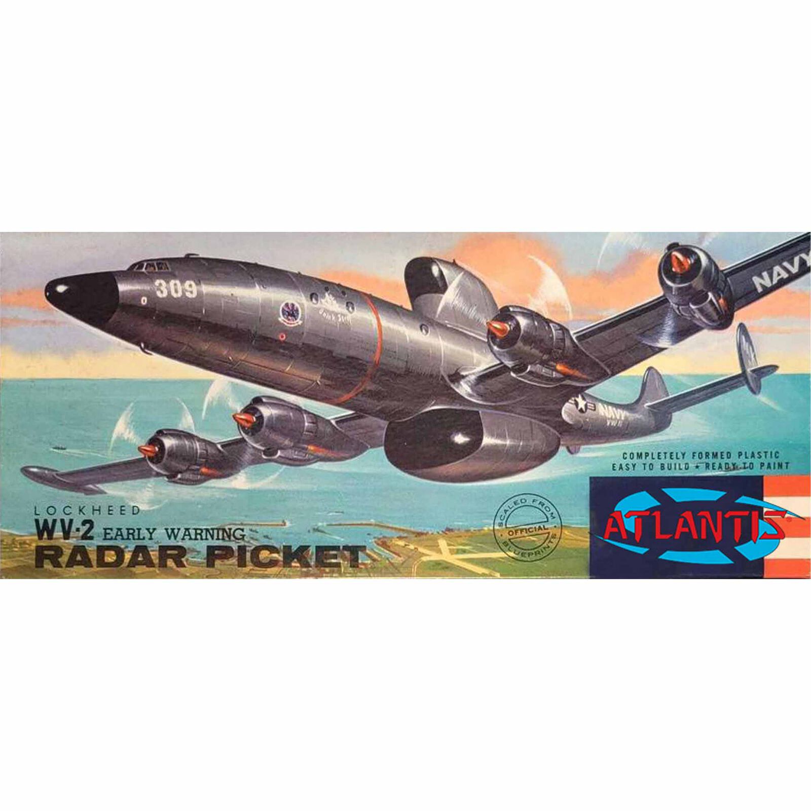 Lockheed WV-2 Early Warning Radar Picket Model Kit