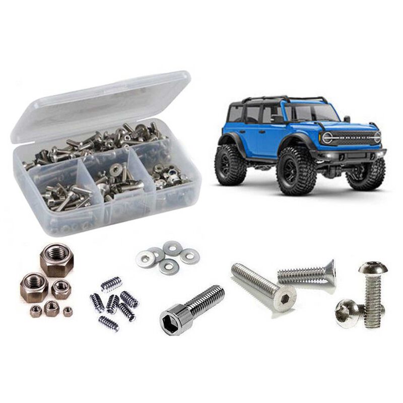 Stainless Steel Screw Kit, 1/18 Traxxas TRX-4M Bronco