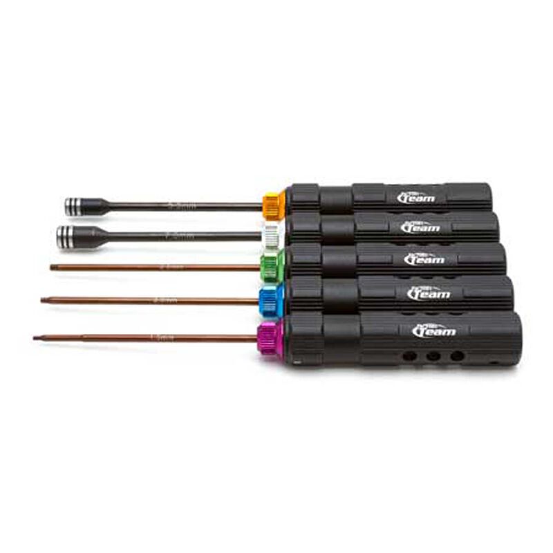 Factory Team Five-Piece Hex Nut Driver Tool Set