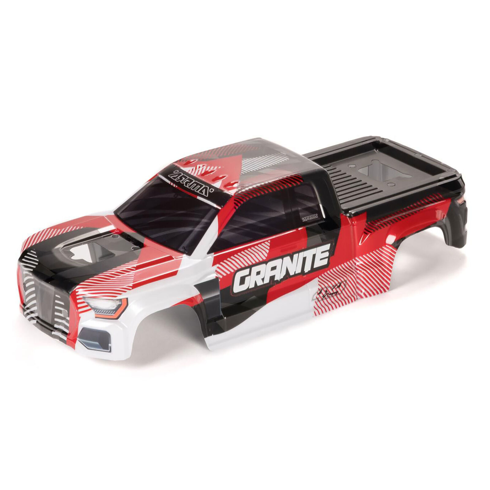 GRANITE Clipless Painted Decaled Trimmed Body, Red