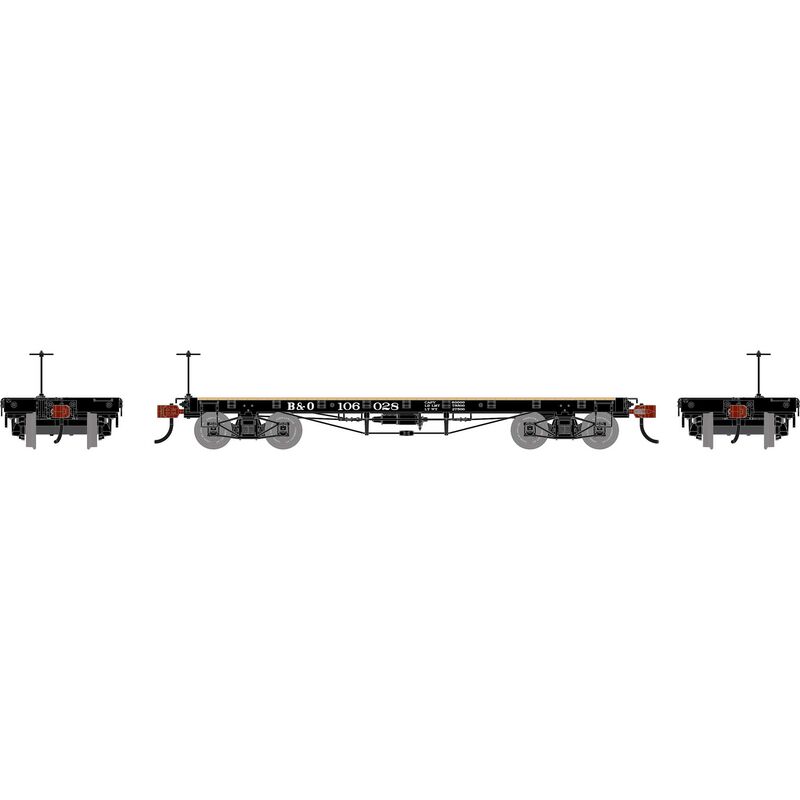 HO ATH 36' Flat Car, BO #106028