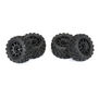 1/18 Badlands MX 1.85" F/R MTD 12mm Black Raid: Granite GROM