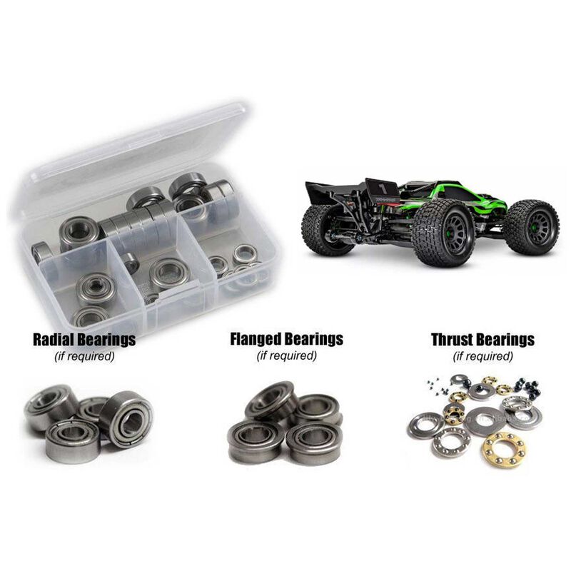 Metal Shielded Bearing Kit, 1/6 Traxxas XRT