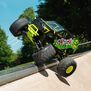 1/10 GORGON 2WD RTR Brushed Monster Truck (Battery & Charger Included), Yellow