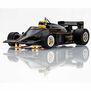 HO 1985 Lotus 97T #12 F1 Mega G+ Slot Car, Black/Gold