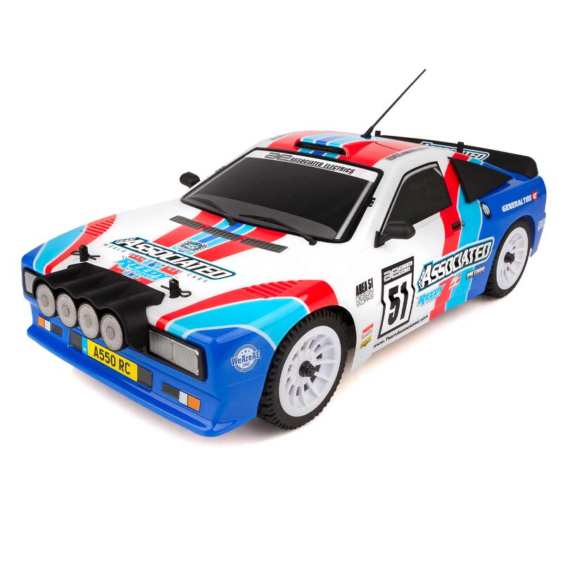 1/10 Apex2 Sport A550 4x4 Rally Car RTR, LiPo Combo