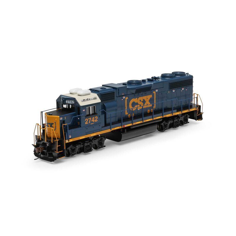 HO GP38-2 Locomotive, Sound-Ready with Speaker, CSX #2742